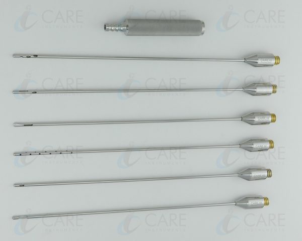 Liposuction Cannula Set of 7 Pieces