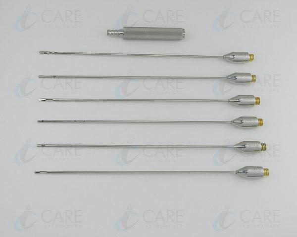 Liposuction Cannula Set of 7 Pieces