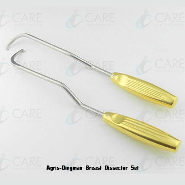 Agris-Dingman Breast Dissector | Set (Left and Right) | 36cm