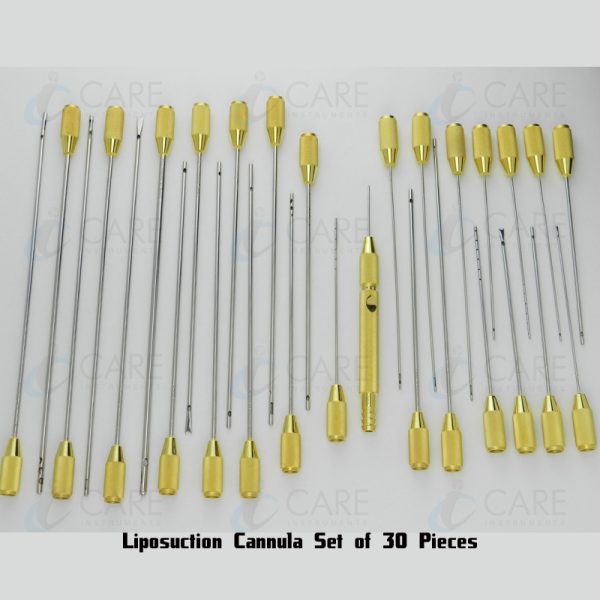 Liposuction Cannula Set of 30 Pieces