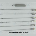 Liposuction Cannula Set of 11 Pieces