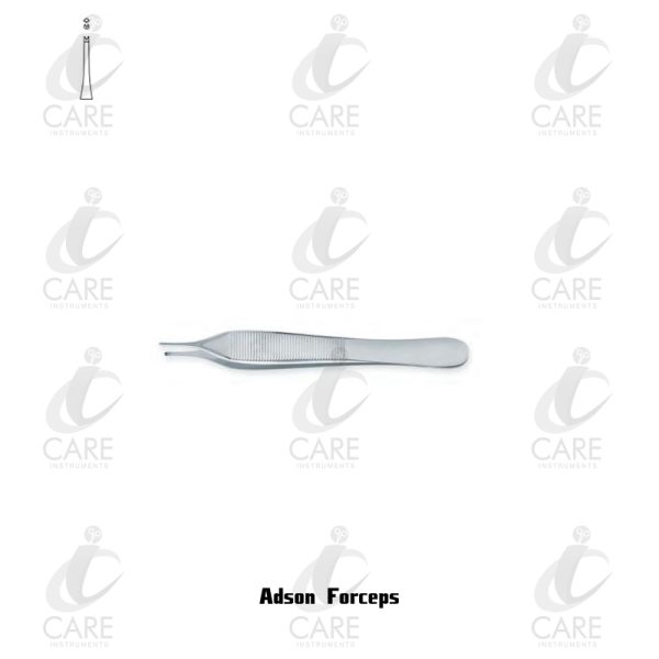 Adson Forceps | 1x2 Teeth | 12cm/4 3/4”