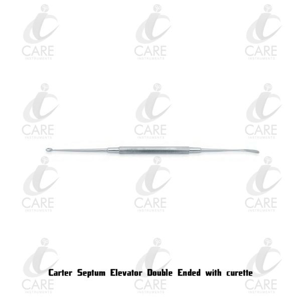 Carter Septum Elevator | Double Ended with curette | 21cm/8x1/4”