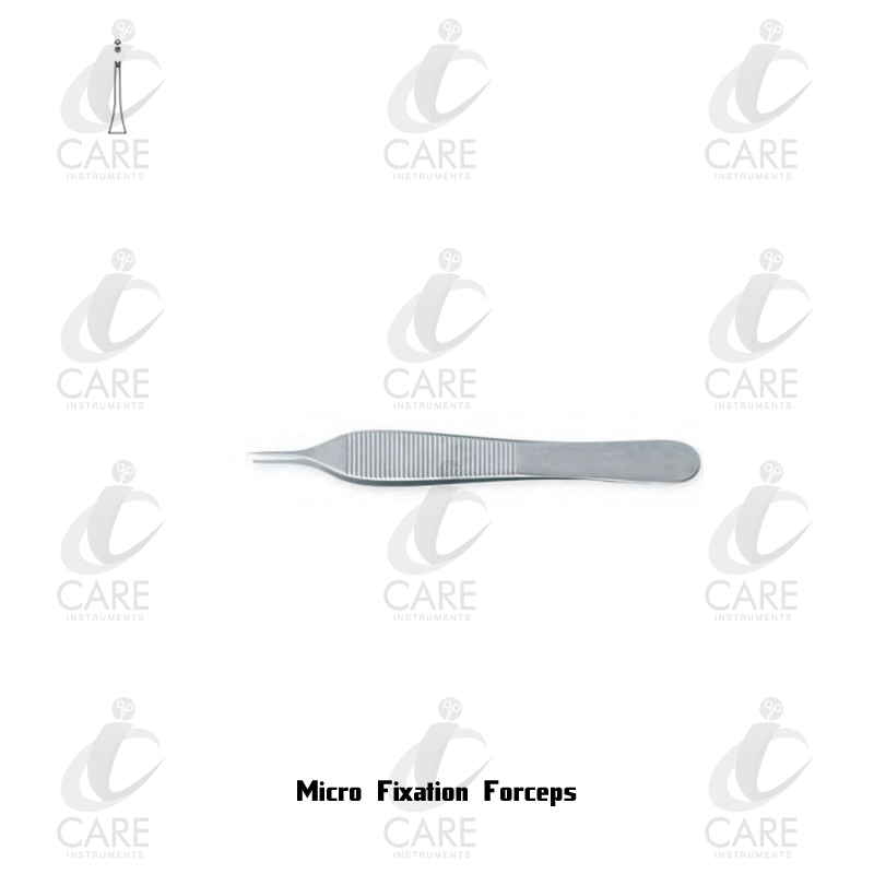 Micro Fixation Forceps | 12cm/4 3/4” | 1:2 Teeth