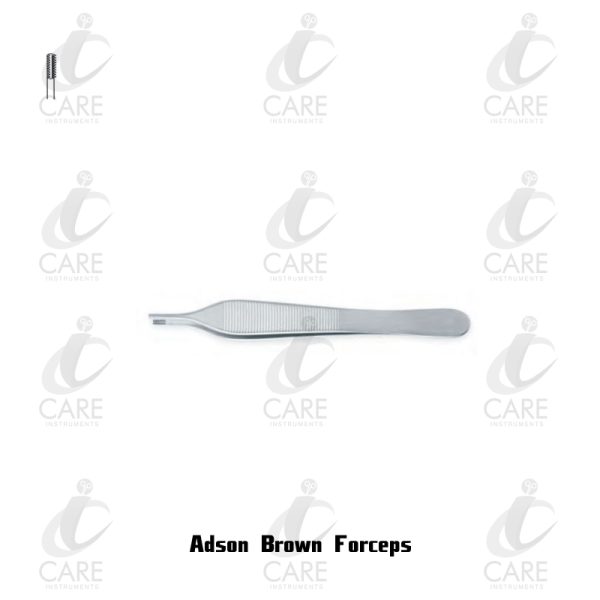 Adson Brown Forceps | 7x7 Teeth | 12cm/4 3/4”