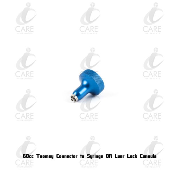 60cc Toomey Connector to Syringe OR Luer Lock Cannula