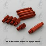 Set of 10 transfer Adapter And Syringe Stopper