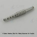 V Spikes Stainless Steel For Tubing Connection Fat Transfer