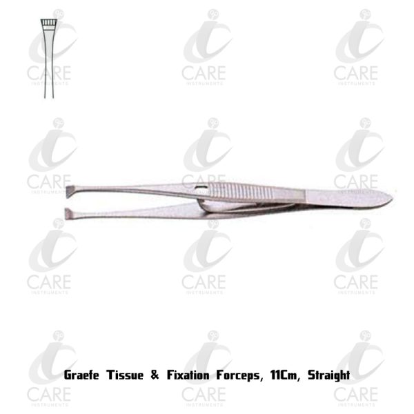 Graefe Tissue and Fixation Forceps | 11cm