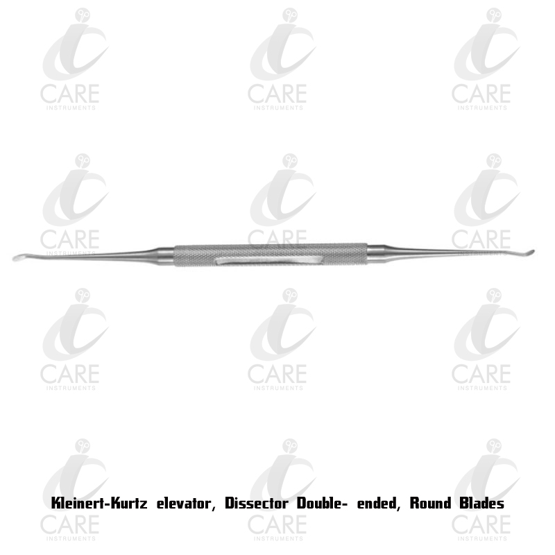 Kleinert-Kurtz elevator | Dissector Double- ended | Round Blades