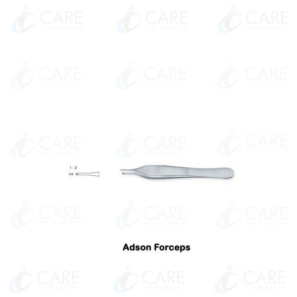 Adson Forceps | 12cm/4 3/4” | 1:2 Teeth