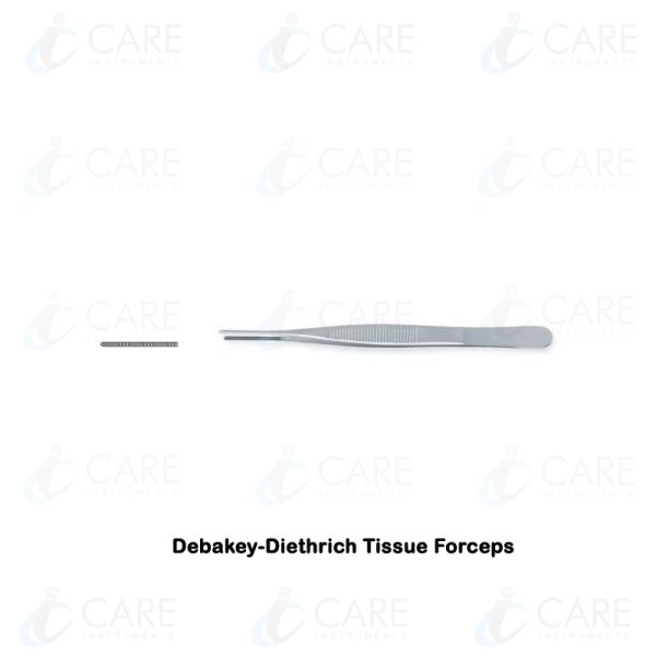 Debakey-Diethrich Tissue Forceps | 15cm/6 | Tip 1.5mm”