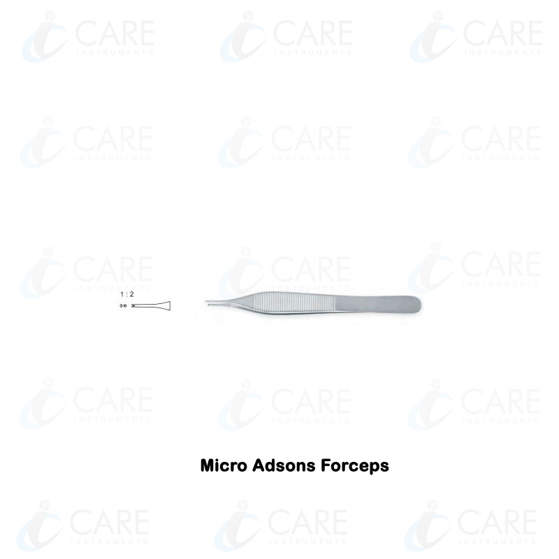 Micro Adsons Forceps | 12cm/4 3/4” | 1:2 Teeth