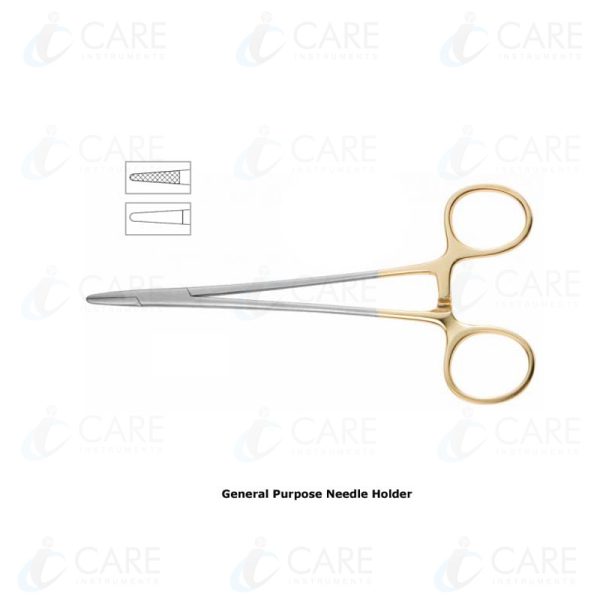 Crile Wood Needle Holder