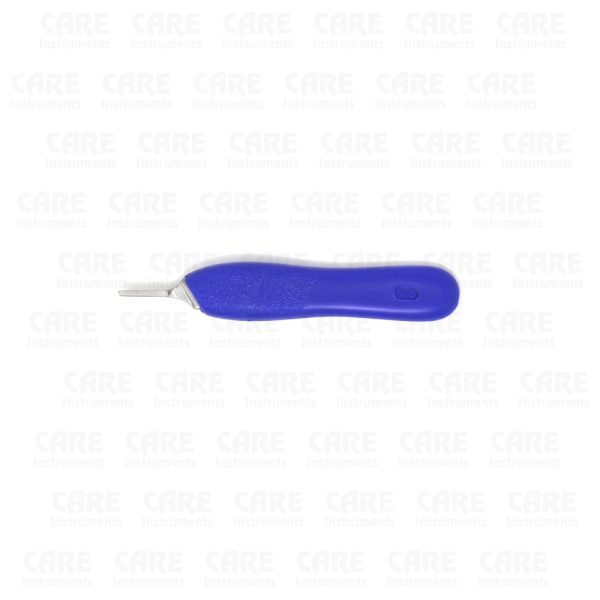 Scalpel Handle # 3 with Blue Plastic Handle