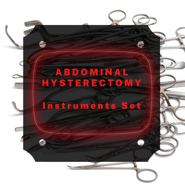 Abdominal Hysterectomy Instrument Set