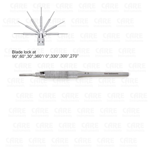 Siegel Adjustable Scalpel Handle # 3 Round