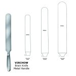 VIRCHOW Brain Knife_Metal Handle