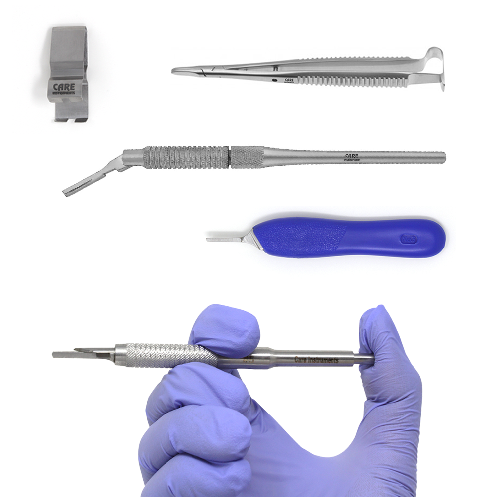 MILTEX no. 7 Scalpel Handle, 6-1/2 (162mm), Fits Blade Sizes 10
